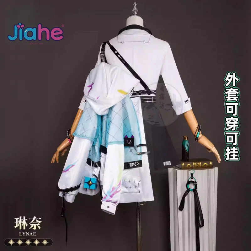 Juego Wuthering Waves Lynae disfraz de Cosplay LYNAE nuevas uniformes JK hombres mujeres faldas accesorios Halloween carnaval conjunto completo de alta calidad
