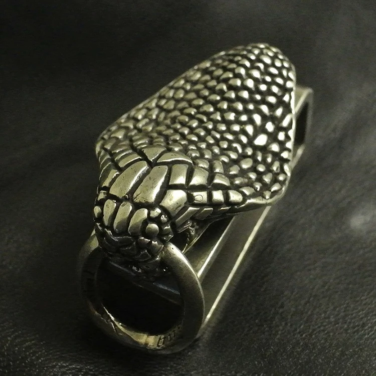 

35/38/40mm Pure Copper Snake Belt Loop Creative Belt Ring Pin Buckle Plate Buckle Smooth Buckle Head Matching Belt