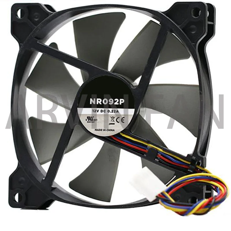 NR092P 9215cm 92mm 12V 4-Wire PWM Temperature Control Intelligent Speed Control CPU Case Fan