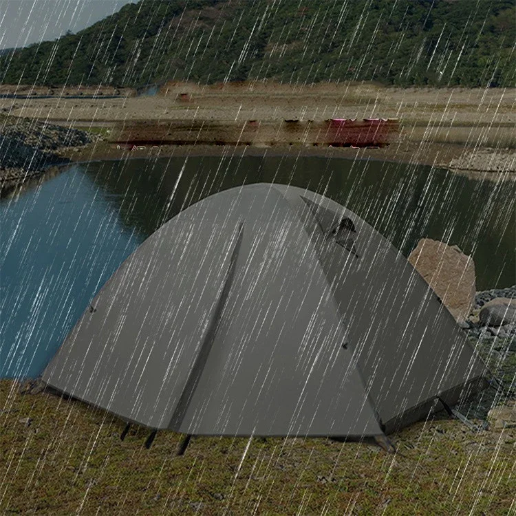 

Portable Lightweight Outdoor Family Camping Tent 3-4 Person Wind-Resistant and UV Protect Waterproof Beach Tent