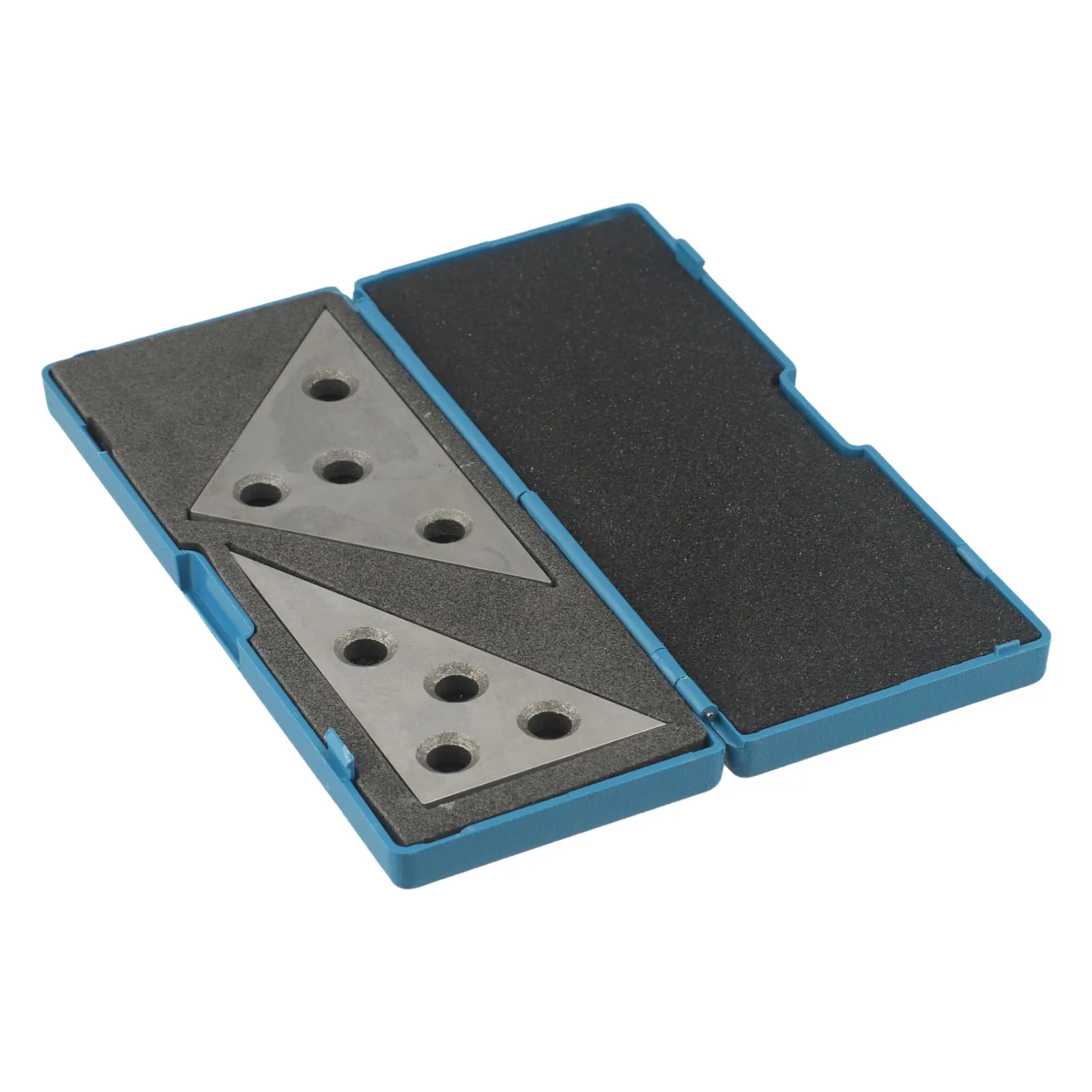2 Pcs Solid Angle Plates Angle Block Gauge 30-60-90 & 45-45-90 Precision Tool 45/45/90 Degree & 30/60/90 Degree