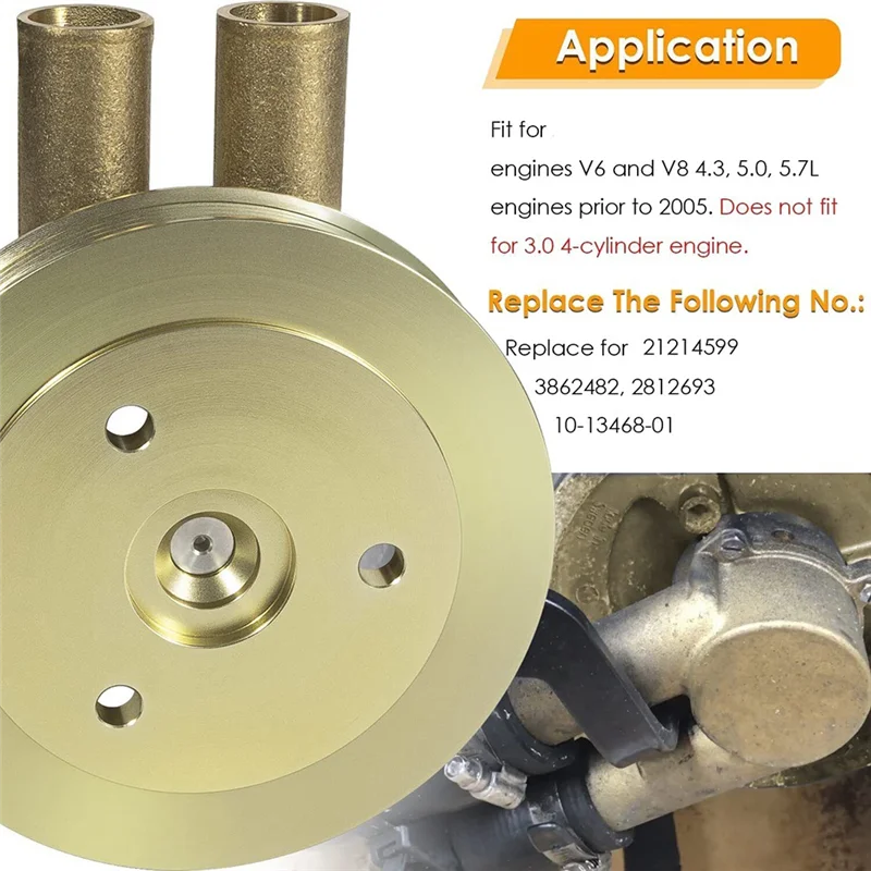 

New Replacement Part For Volvo Penta 4.3L 5.0L 5.7L- Raw Forcing Sea Water Pump 21214599/3862482/3812693