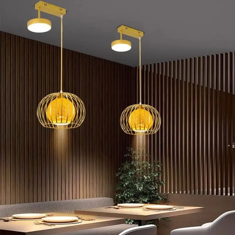 Minimalist Restaurant Pendant Light Personalized Creativity Hotpot Dining Specific Spotlight Ceiling Hanging Lamp Fixture