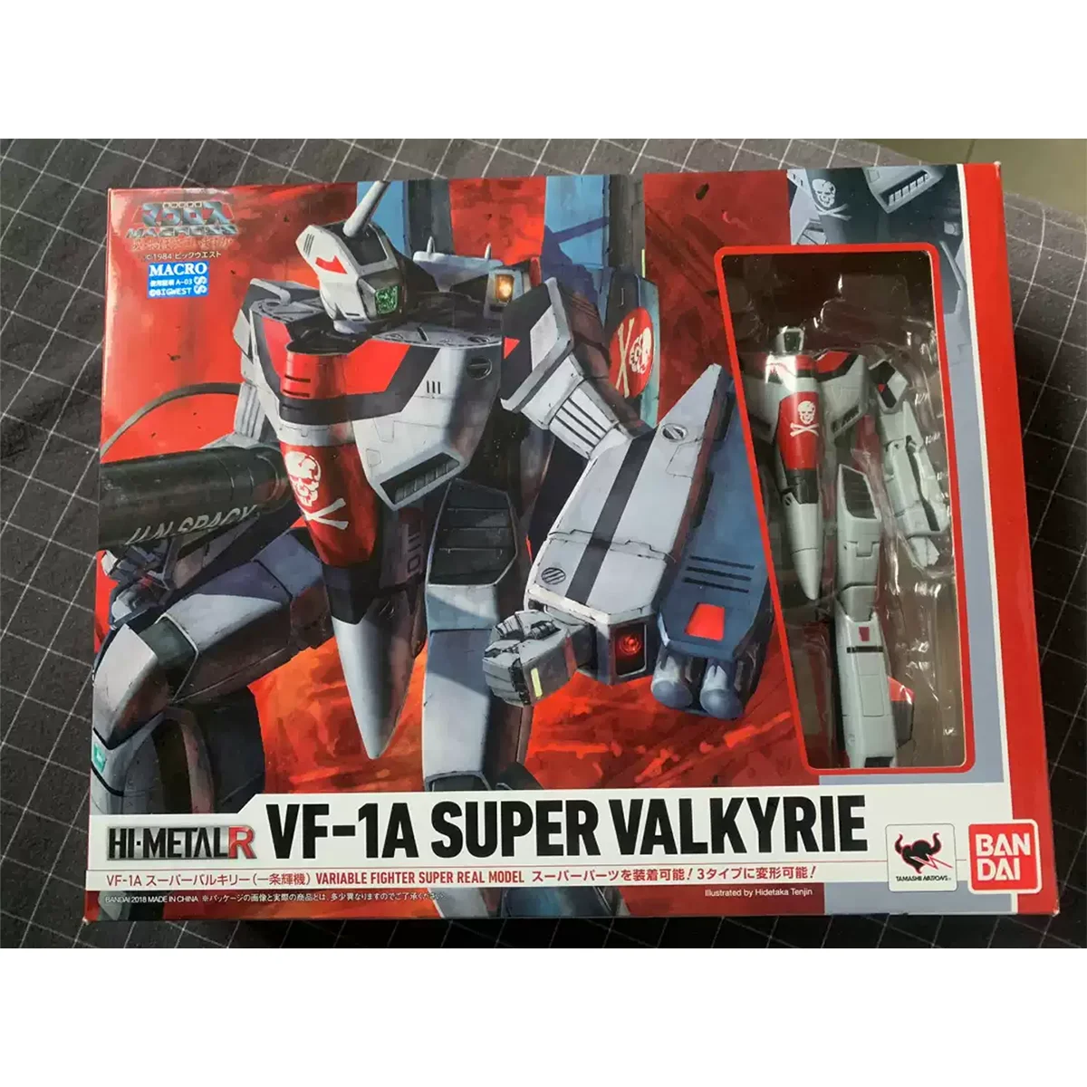 HI-METAL R Action Figure VF-1A Super Valkyrie (Macross: Do You Remember Love?)14cm fully deformed