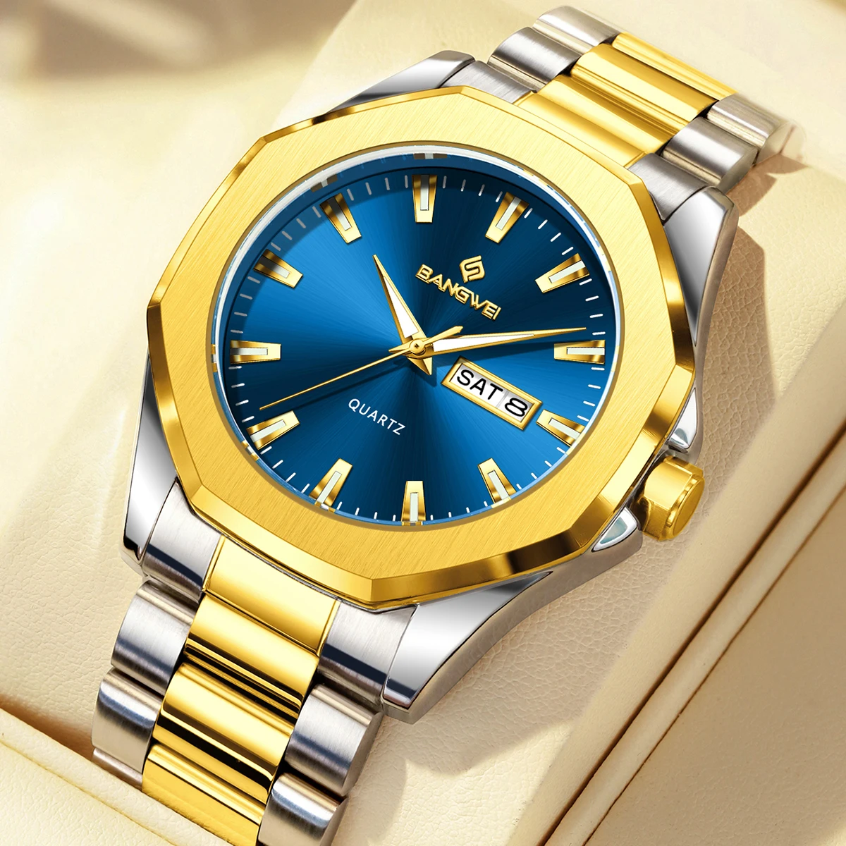 

LIGE New Luxury Men Watch Top Original Waterproof Luminous Chronograph Man Wristwatch Stainless Steel Quartz Men's Watches Reloj