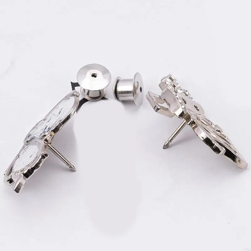 72XE 3PCS Bướm rỗng thắt lưng thắt lưng Pin Fitness cho quần jean lỏng lẻo