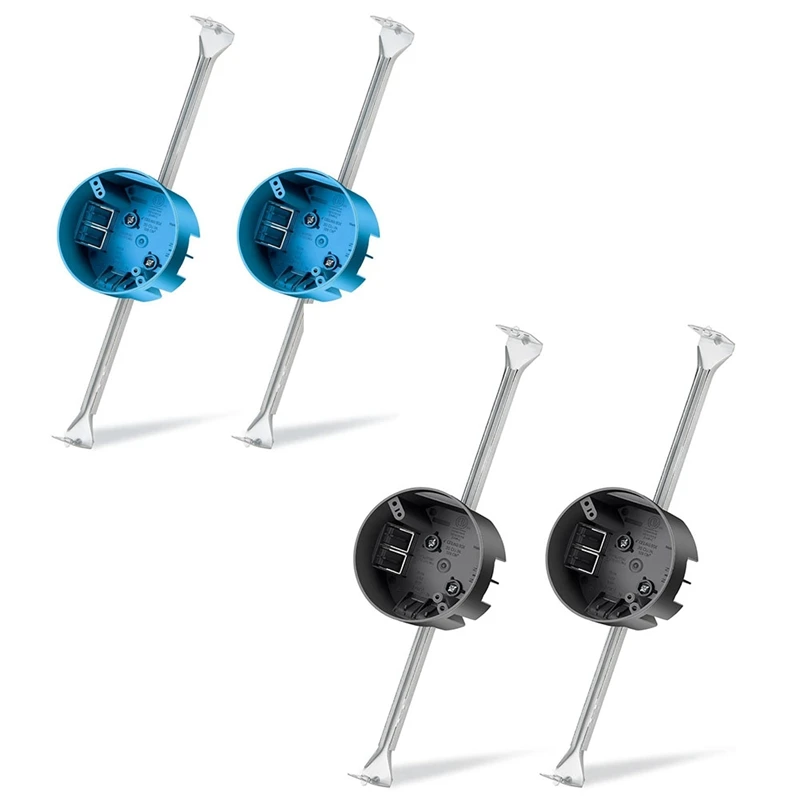 ABGR-2 pçs ventilador de teto cinta caixa elétrica 14.25 a 22.5 Polegada caixa elétrica ajustável e barra suporte ventilador