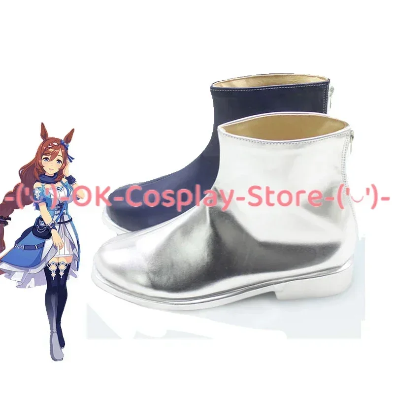 [Customized] Pretty Derby Super Creek Cosplay Shoes Anime Game Roleplay Costume Prop Halloween Carnival Party PU Leather Boots