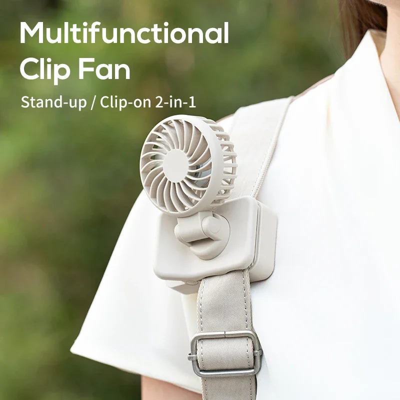 

Mini Clip Fan Backpack Fan Air Cooling Waist Fan Portable Air Cooler Rechargeable Outdoor Personal Fan
