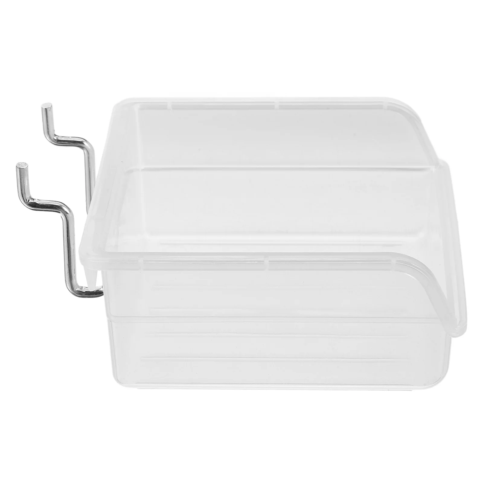 

Heavy-Duty Pegboard Box Large Capacity Transparent Organizer Static Resistant Hardware Storage Bin Garage Storage Shelf Basket