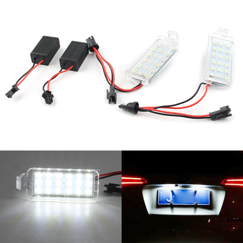 Car License Number Plate Lights 18-LED Lamp Bulb for Ford Falcon FG BA BF XR 6 8 2003 2004 2005 2006 2007 2008