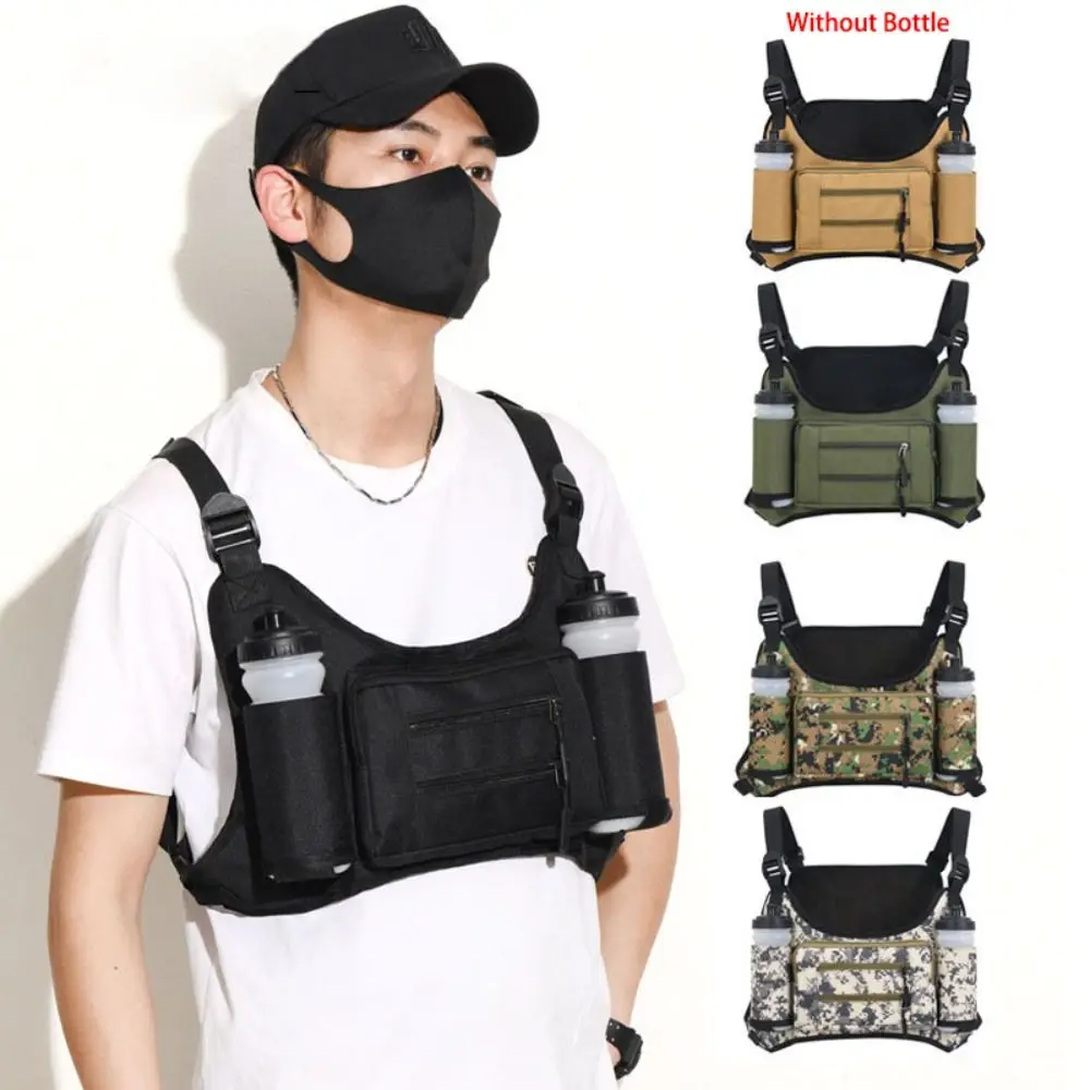 

Multi-functional Sports Vest Bag New Digital Camouflage High Capacity Travel Bag Outdoor Water Resistant Molle Chest Bag