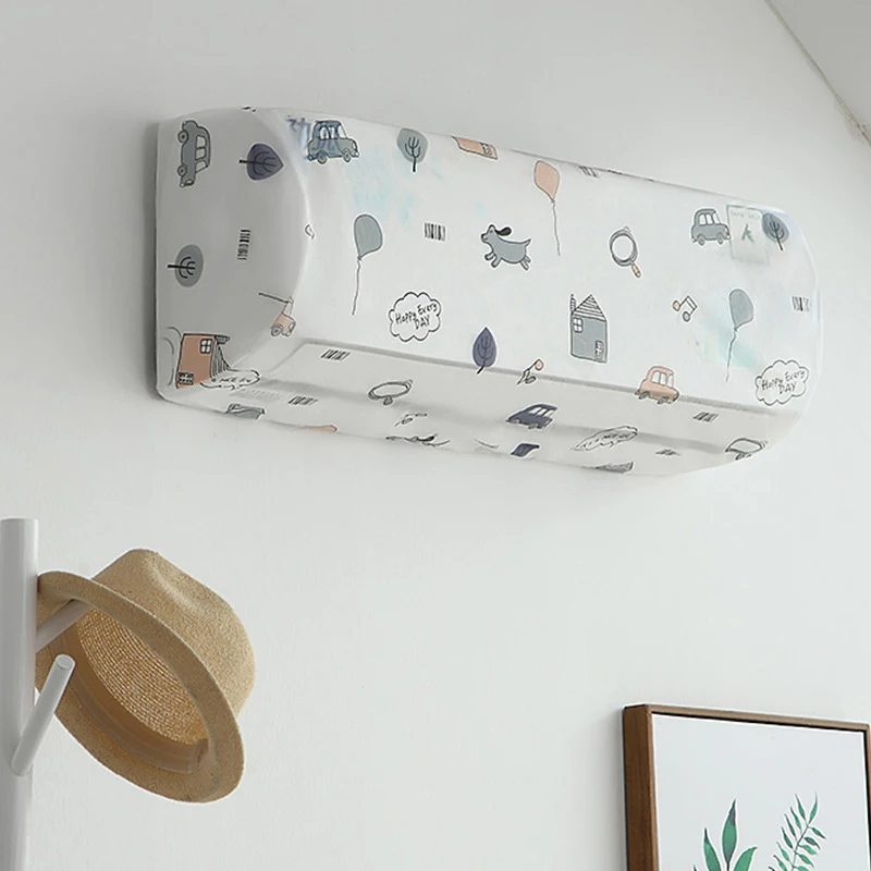 

Air Conditioner Dust Cover Wall Mounted Fan Universal Minimalist Creative Cartoon Washable Fan Cover Air Conditioner Cover