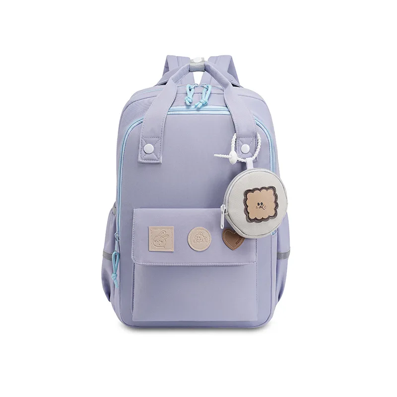 Korean students' backpacks with purse college style large capacity lightweight backpack for primary  high-capacity school bags
