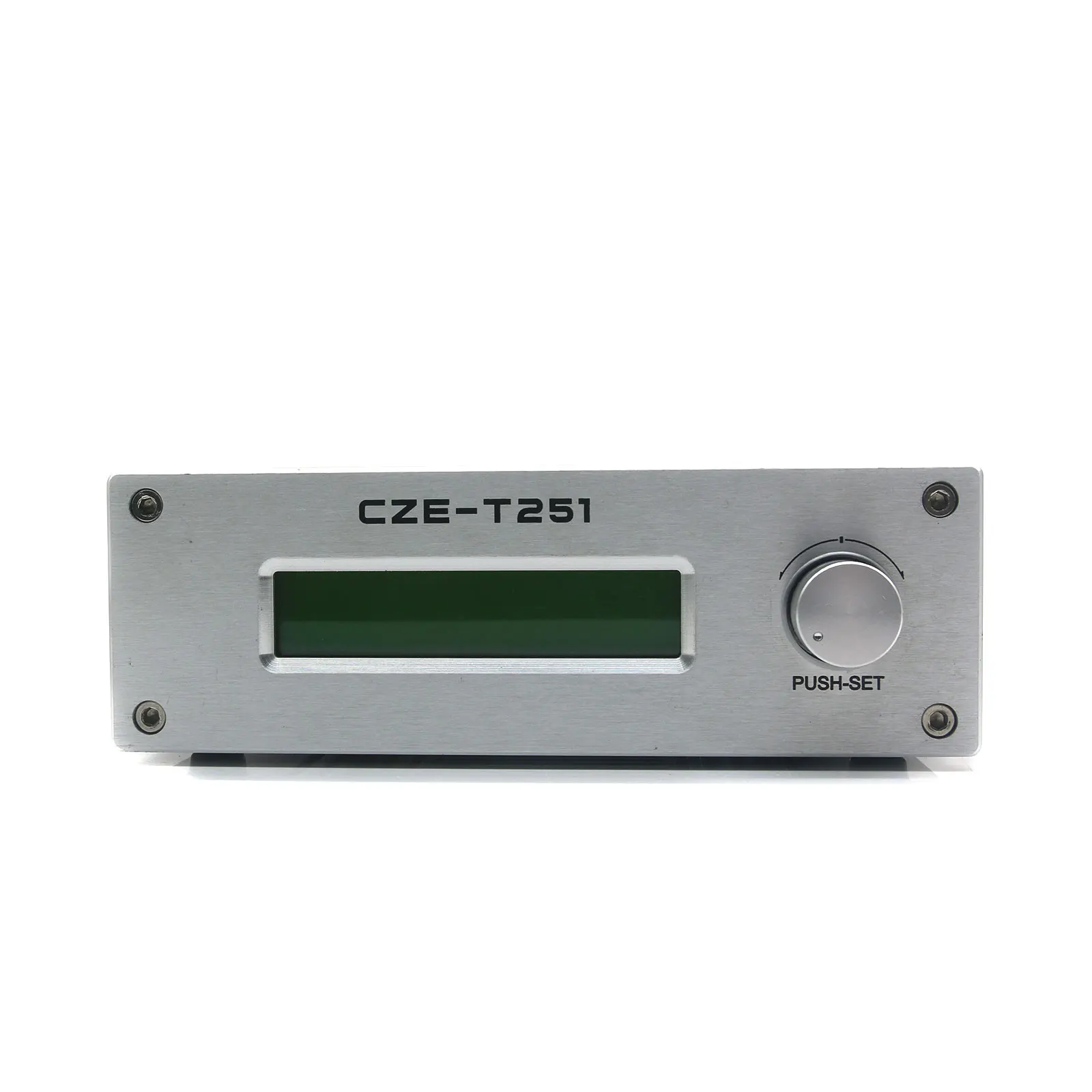 CZE-T251 FM Transmitter 12V 0-25W Adjustable 87-108MHz Mono Stereo PLL Broadcast Station