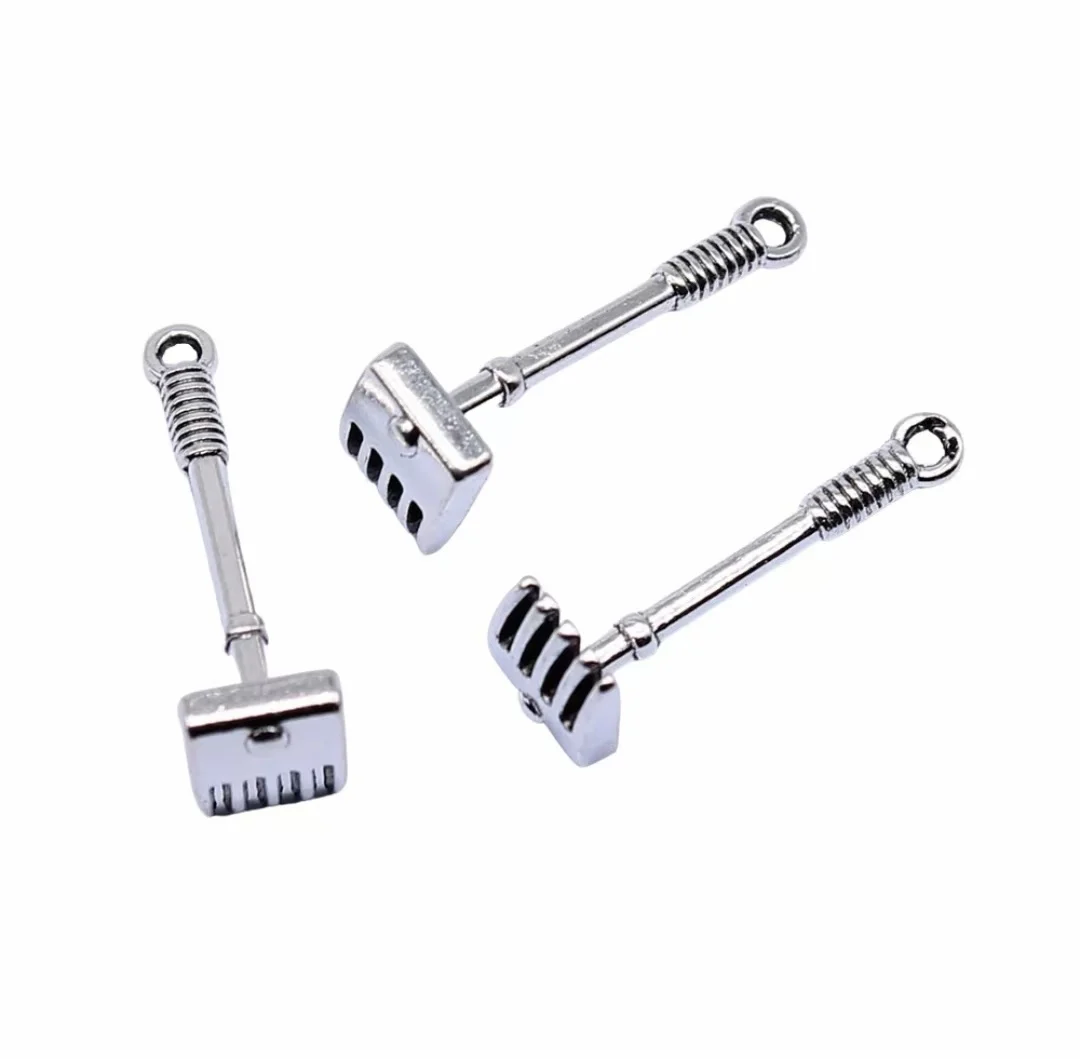 

50pcs 20x8mm Zinc alloy metal tibetan silver plated charm T0884 for jewelry making