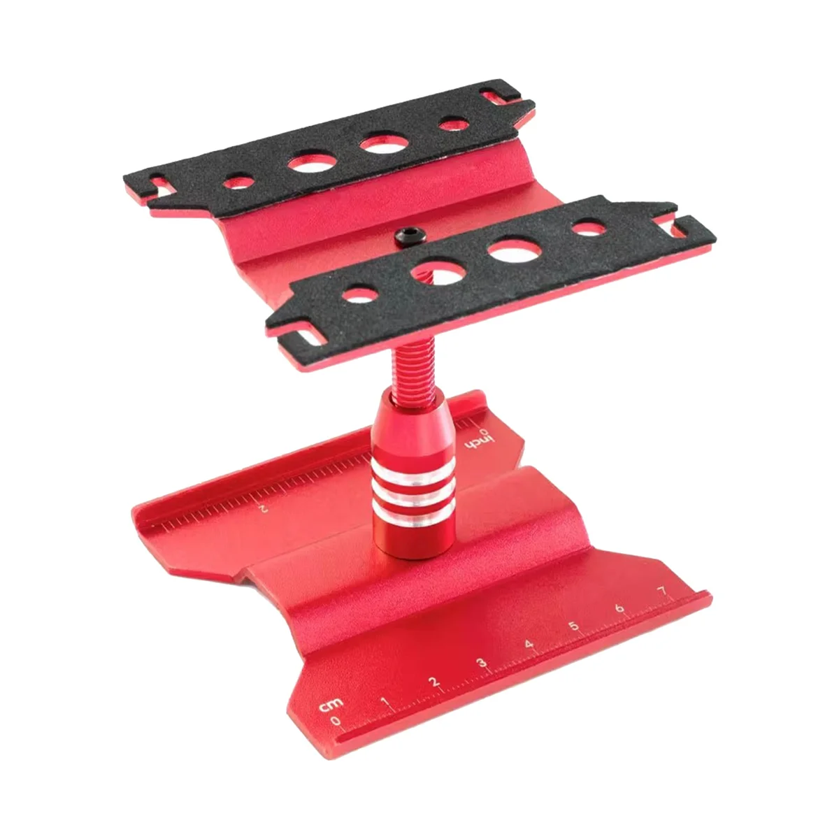 Metal Repair Station Work Stand Assembly Platform for 1/24 1/18 TRX4M SCX24 Fcx24 RC Crawler Red