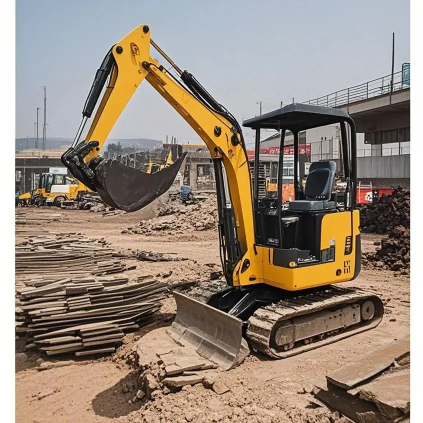 

Chinese factory customized small excavator gear construction site crawler excavator for sale