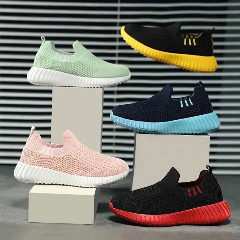 

Kids Shoes Boys Running Sport Shoes Children Socks Sneakers Big Girls Breathable Mesh School Shoe Soft Sole Casual Walking Tenis