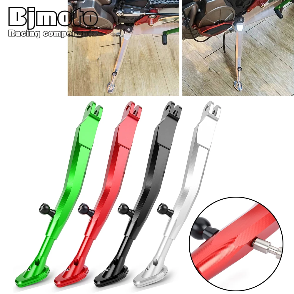 For Aprilia RS660 RS 660 2021 2022 2023 Kickstand Foot Side Stand Extent Support CNC Aluminum