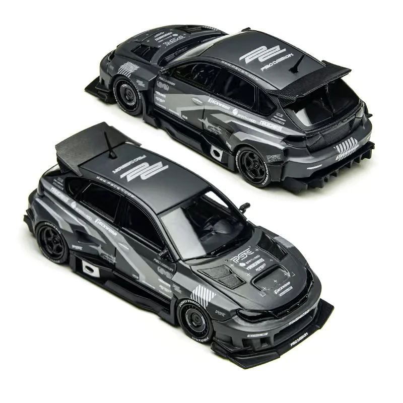 TimeMicro × PSC DESIGN 1:64 インプレッサ「レイダー」グレー iecast