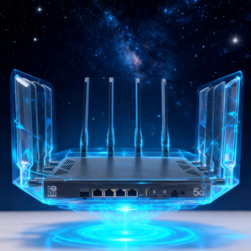 

Industrial 5G LTE Router with 10G SFP Slot Metal Reinforced Corners for Enhanced Durability