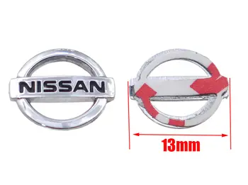 20/2 日產熱銷 13mm 3D金屬汽車標誌鑰匙圈裝飾徽章汽車鑰匙徽章貼紙配件 10 最佳銷售 日產軒逸標誌 - №9