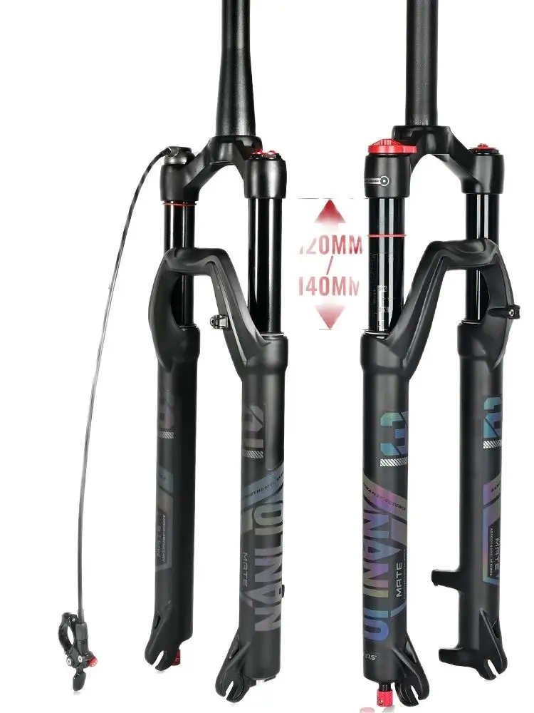 AliExpress NONE NANLIO X7 PRO Mountain Bike Suspension Forks 26 27.5 29 Inch Air Fork MTB Oil Gas Damper Rebound Adjustment Manual Remote Lock