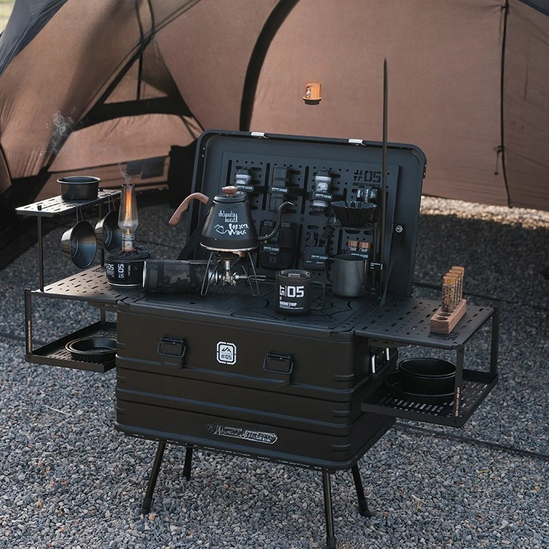 

Outdoor 05 Series Tactical Aluminum Box Multifunctional Modular Storage Aluminum Alloy Coffee Box Set