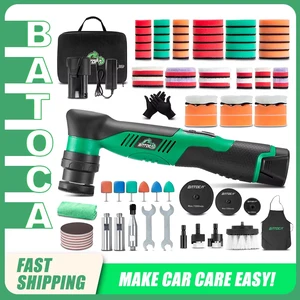BATOCA-S5 Cordless Mini Car Polisher, máquina de polimento sem fio, detalhando Kit para depilação automática, 1 in, 2 in, 3 in, 12V 8 principais vendas mini polidor eletrico - №3