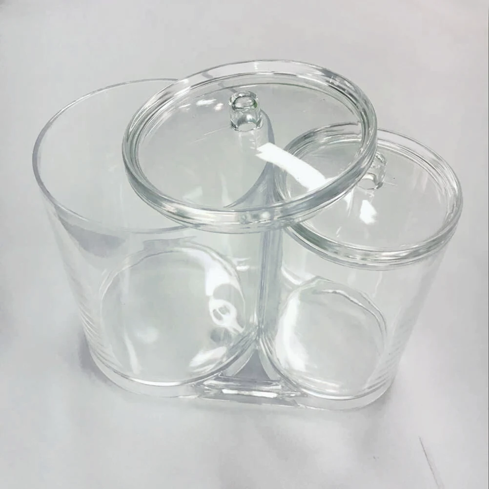 

Makeup Swab Organizer Box Large Capacity Cotton Pad Container With Lid Durable Lightweight Travel Friendly Storage