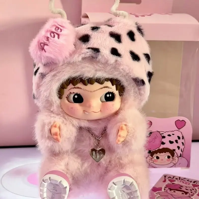 

New Genuine In Stock Wakuku Angel Custom Series Leopard Print Wakuku Hanging Card Kawaii'S Birthday Gift Trend Play Toys Model