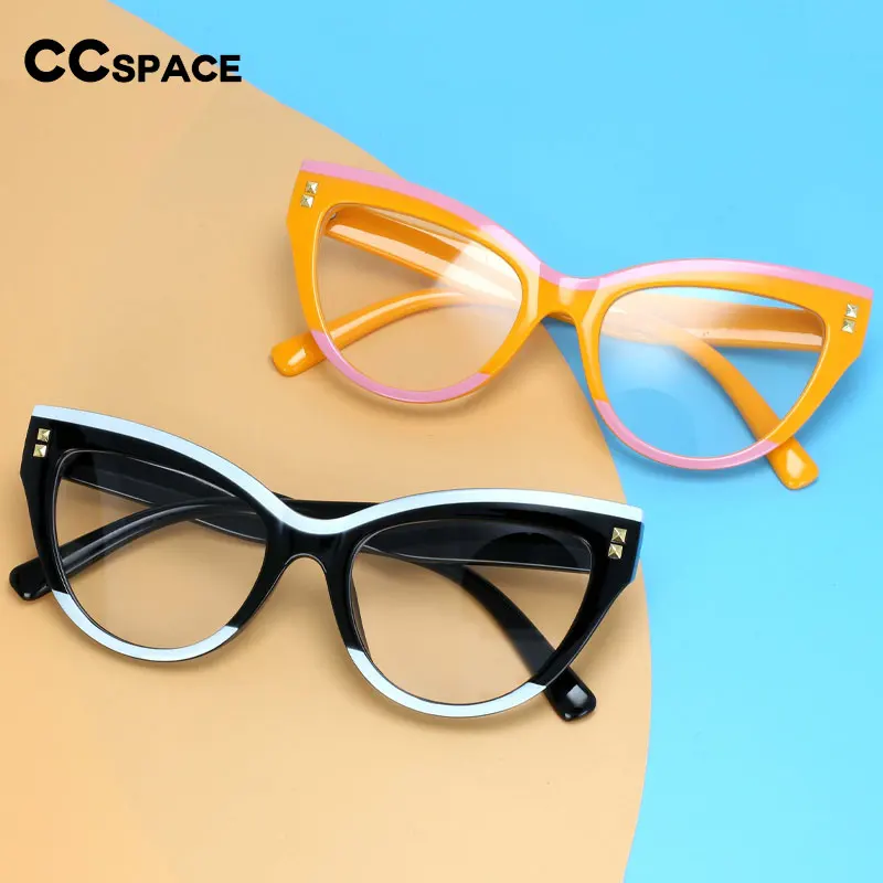 R55337 nowe duże oprawki okulary kocie oko marka projektant moda retro kobiece plastikowe oprawki klasyczne okulary do czytania Uv400 — zdjęcie 6
