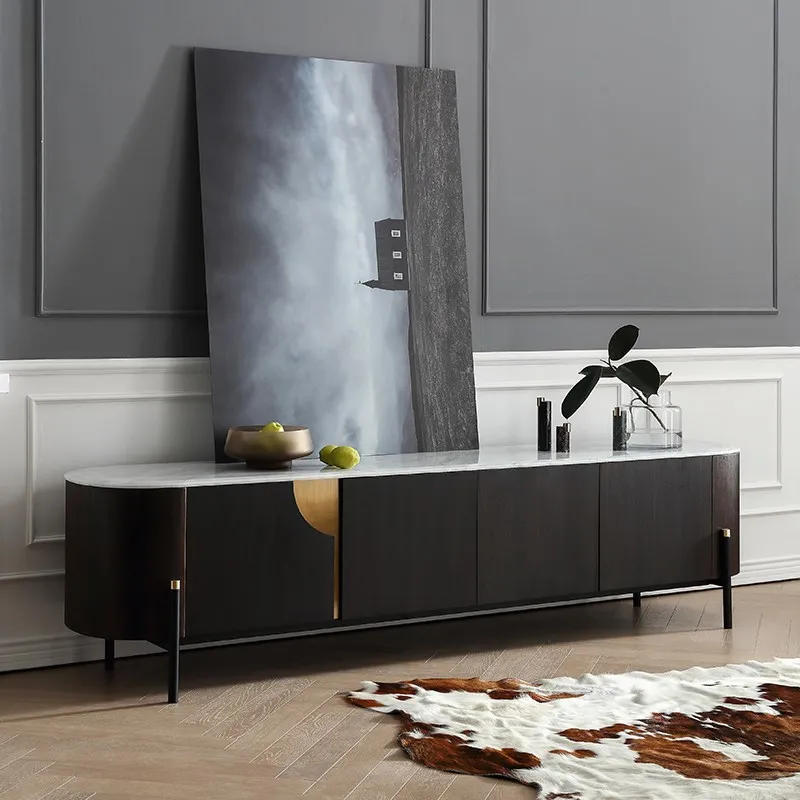 

Item Slim Tv Cabinet Decoration Extendable Classic Long Black Tv Stands Luxury Indoor Saving Mueble Televisor Furniture For Home