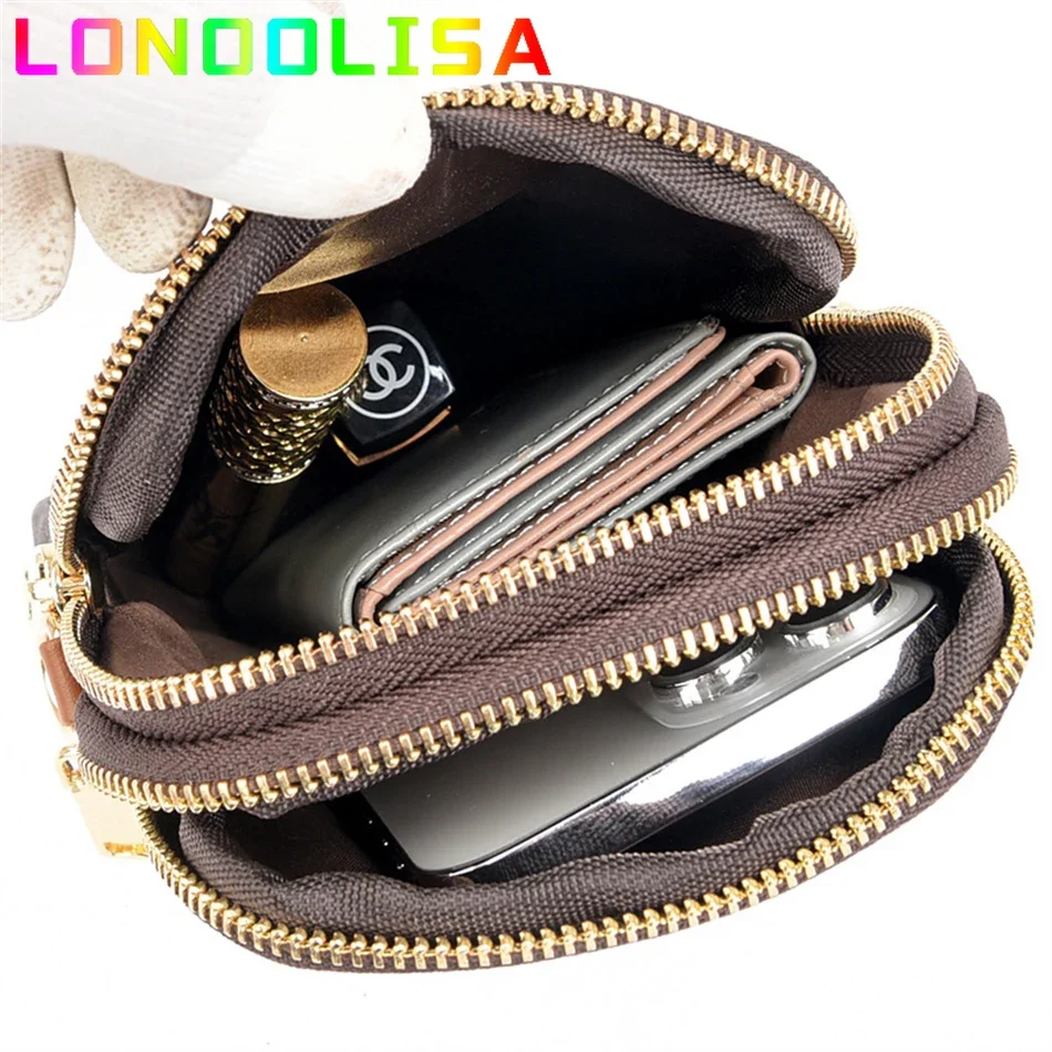 2024 Trendy Crossbody Cell Phone Bag Fashion Designer Handbags and Purse High Quality Soft Leather Shoulder Messenger Sac A Main