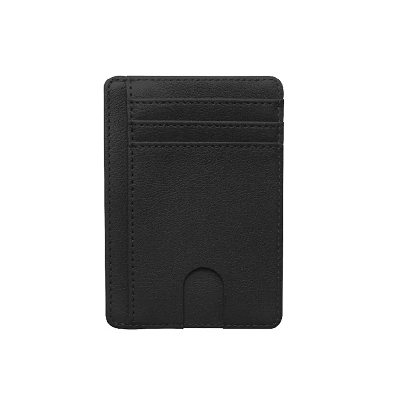 8 Slot Slim RFID Blocking Leather Wallet Credit ID Card Holder Purse Money Case Cover Anti Theft for Men Women Men Fashion Bags