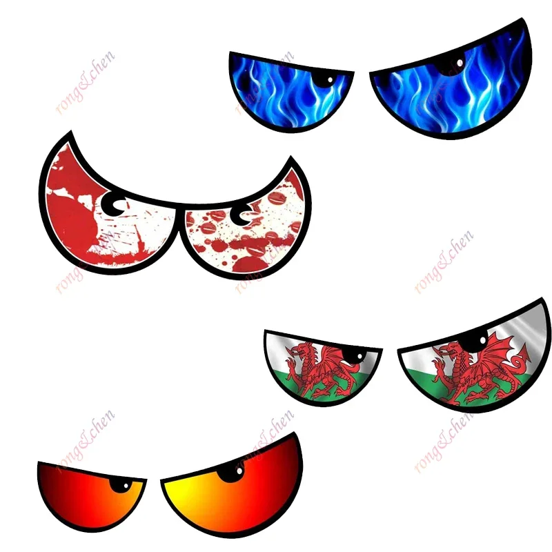 

Cartoon Car Sticker Evil Eyes for Car Motorcycle Racing Helmet Laptop Trunk Body Car Window Surfboard Waterproof PVC Vinyl Decal