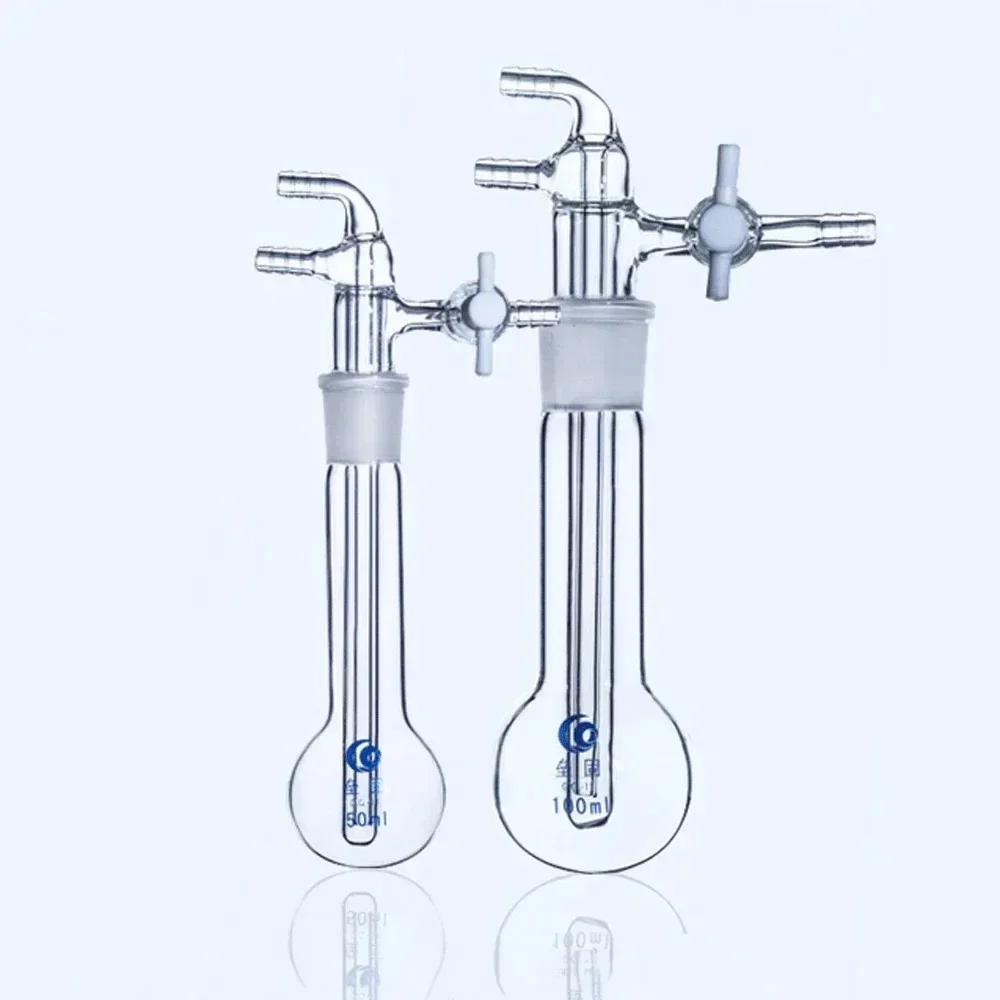 25ml 50ml 100ml 250ml 500ml 1000ml Boro. Esperimento chimico di vetreria labrotaria del boccetta di sublimazione del micro sublimatore di vetro