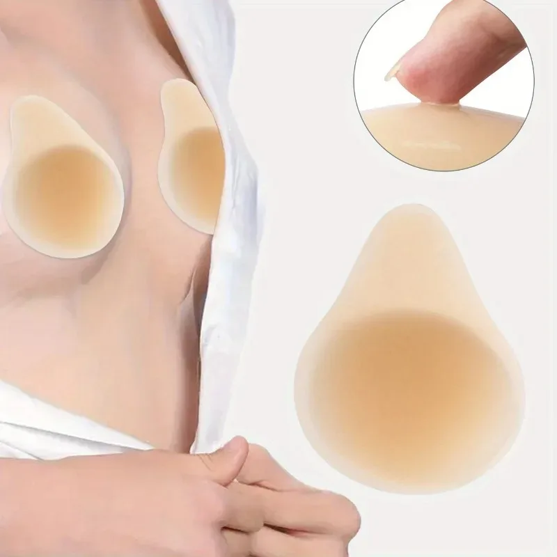 

Силиконовые накладки на соски в форме капли, предотвращающие провисание, дышащие наклейки для груди для женщин, аксессуары для свадебного белья