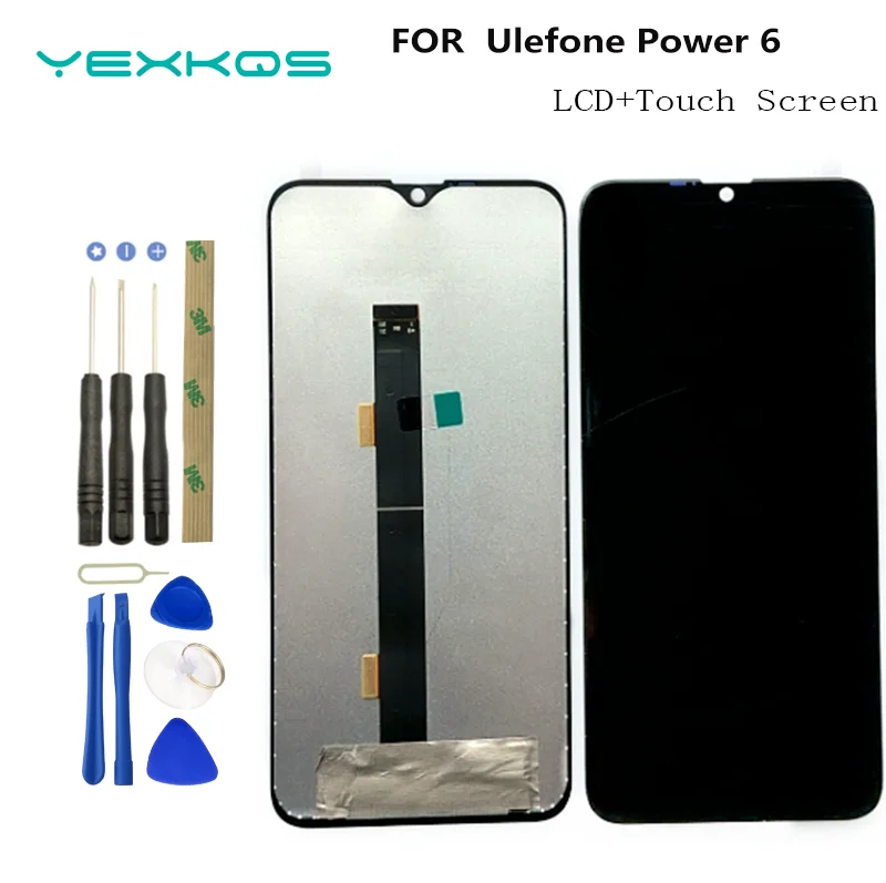 

6.3 inch Ulefone POWER 6 LCD Display+Touch Screen Digitizer Assembly 100% Original LCD+Touch Digitizer for Ulefone power6 +TOOLS