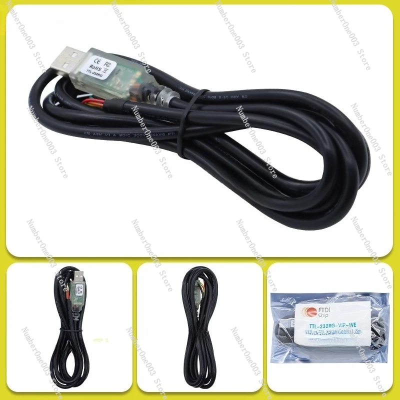

Официальный оригинальный импортный FTDI TTL-232RG-VIP-WE уровень сигнала UART, вход опорного напряжения