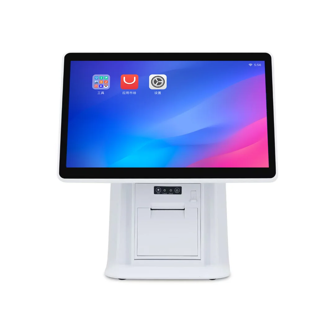 آلة متكاملة POS تعمل باللمس الأكثر مبيعًا في المصنع لعام 2024، Win10/11، Android 11/12/13/14، أنظمة نقاط البيع للمطاعم/السوبر ماركت