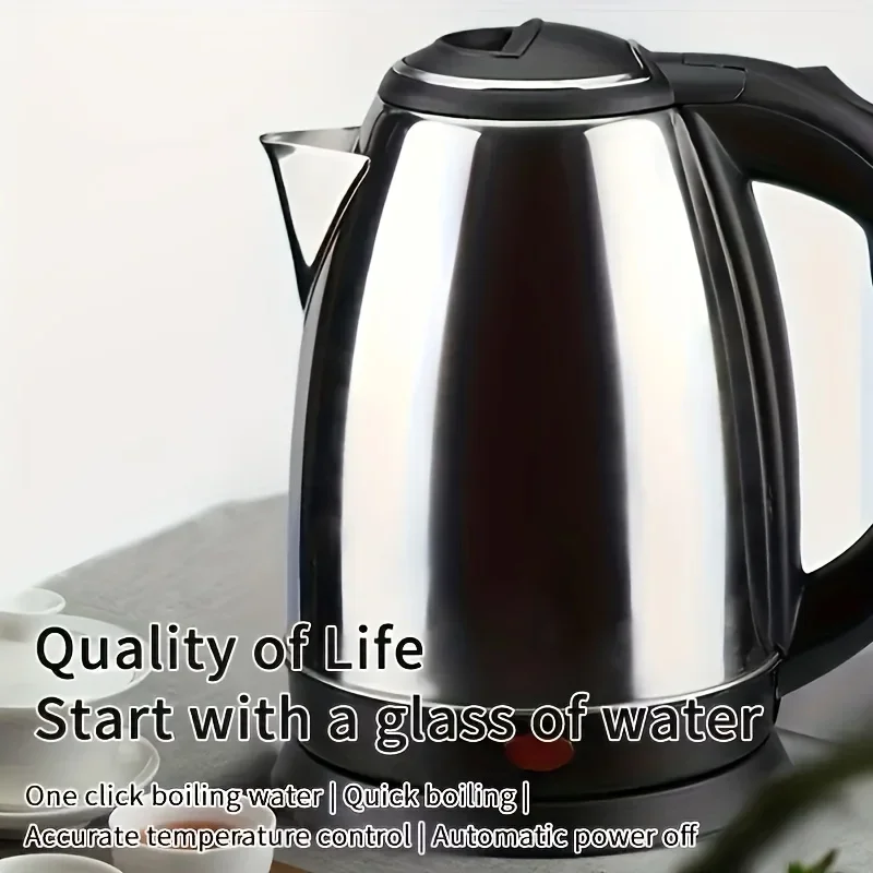 1500W 1.8L Household Electric Kettle Kitchen Kettle,Scalding Stainless Steel Kettle,Intelligent Constant Temperature