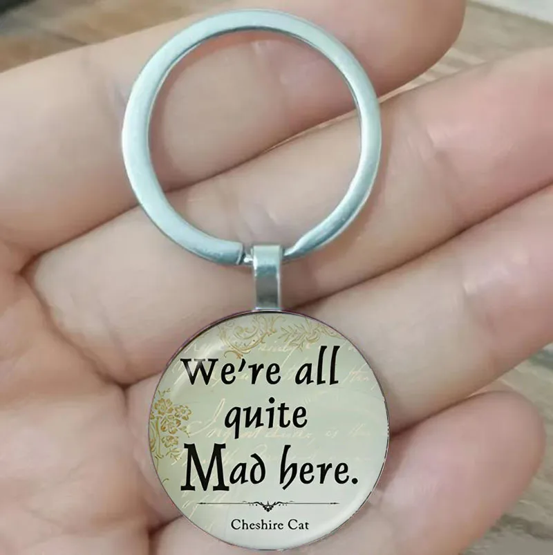 

We're all crazy "pendant keychain