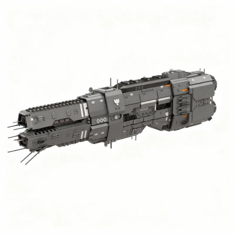 7685pcs MOC Space Artemis-Class Battlecruiser UNSC Artemis Agrotera Model Christmas Gift Collectible Home Decor