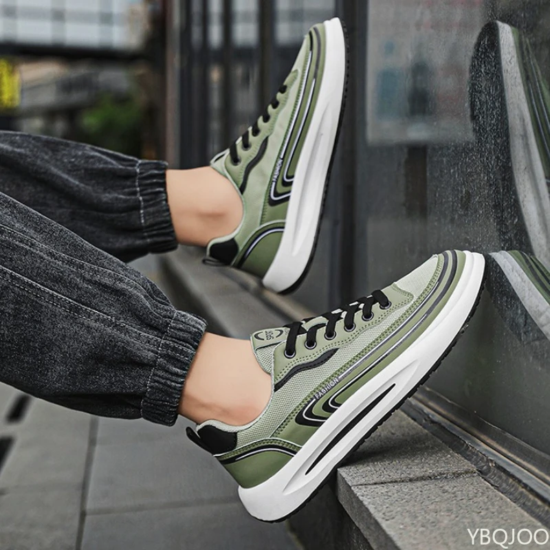 새로운 여름 유행 다용도 남성 신발 캐주얼 편안한 운동화 가벼운 메쉬 통기성 남성 스니커즈