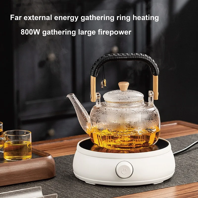 800 واط الكهربائية موقد سيراميك المحمولة 8 والعتاد القهوة مدفأة موقد الشاي الصامت 110 فولت/220 فولت سخان مياه سريع السيارات الدفء #4