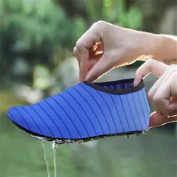 New Women Men Upstream Wading Slippers Beach Shoes Non-slip Water Shoes Light Seaside Breathable Swimming Aqua Shoes