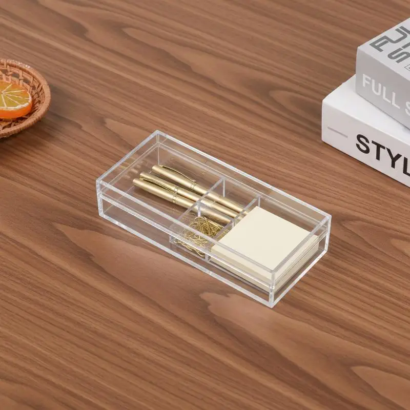 Thickened Rectangular Acrylic Storage Box High Transparency Food Gift Packaging Plant Landscaping Transparent Box