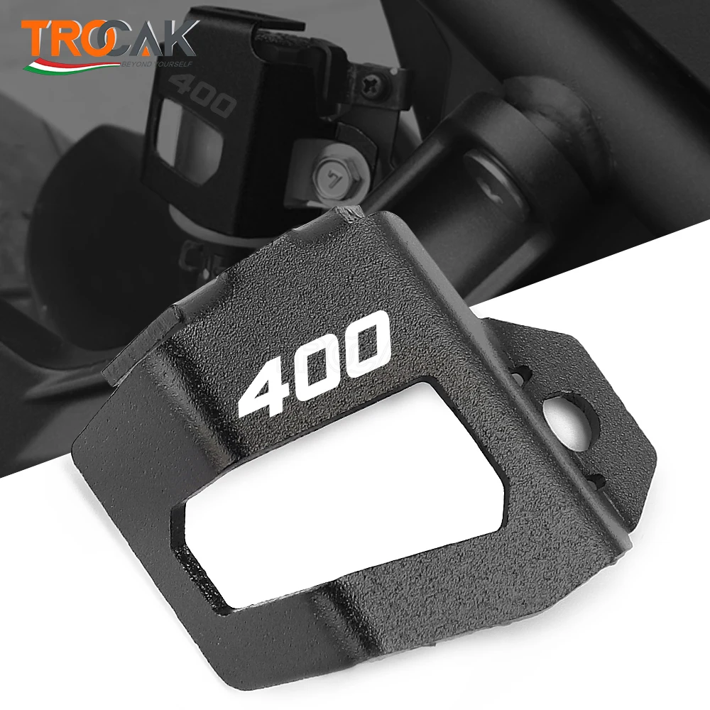 For Triumph Speed 400 Scrambler 400X 400 X 2023 2024 2025 Motorcycle CNC Rear Brake Fluid Reservoir Cover Guard Protector